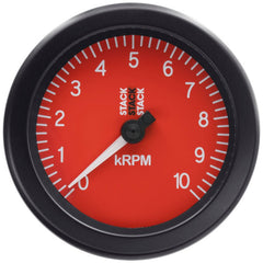 AutoMeter - Autometer Stack Sport 88mm 0 - 10K RPM Tachometer - Red - Demon Performance
