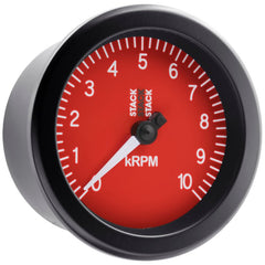 AutoMeter - Autometer Stack Sport 88mm 0 - 10K RPM Tachometer - Red - Demon Performance