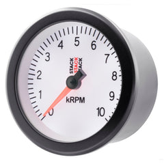 AutoMeter - Autometer Stack Sport 88mm 0 - 10K RPM Tachometer - White - Demon Performance