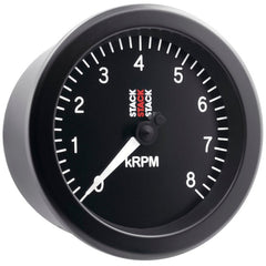 AutoMeter - Autometer Stack Sport 88mm 0 - 8K RPM Tachometer - Black - Demon Performance