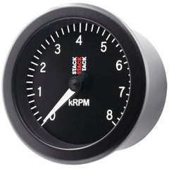 AutoMeter - Autometer Stack Sport 88mm 0 - 8K RPM Tachometer - Black - Demon Performance