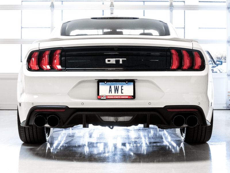 AWE Tuning - AWE 18 - 23 S550 Mustang GT SwitchPath Exhaust - Diamond Black Tips - Demon Performance