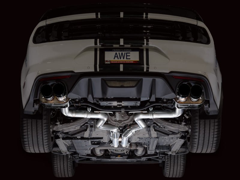 AWE Tuning - AWE 18 - 23 S550 Mustang GT SwitchPath Exhaust - Diamond Black Tips - Demon Performance