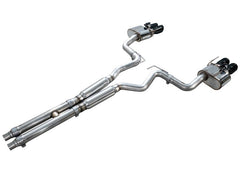 AWE Tuning - AWE 18 - 23 S550 Mustang GT SwitchPath Exhaust - Diamond Black Tips - Demon Performance