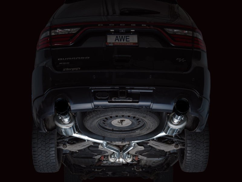 AWE Tuning - AWE Tuning 11 - 24 Dodge Durango 5.7L Touring Edition Exhaust w/ Diamond Black Tips - Demon Performance