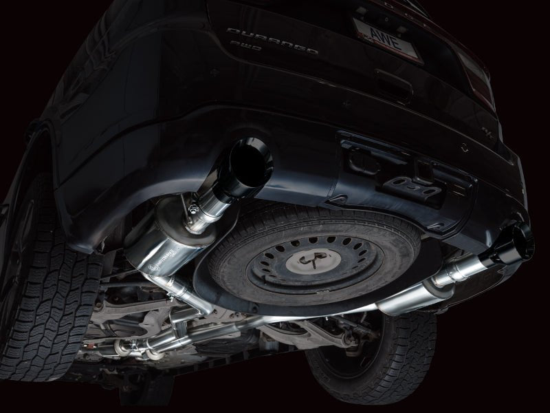 AWE Tuning - AWE Tuning 11 - 24 Dodge Durango 5.7L Touring Edition Exhaust w/ Diamond Black Tips - Demon Performance