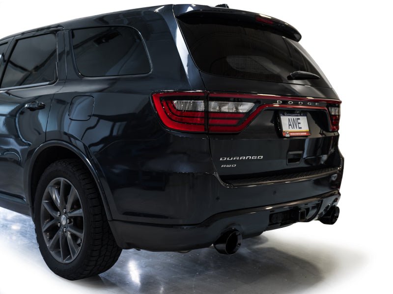 AWE Tuning - AWE Tuning 11 - 24 Dodge Durango 5.7L Track Edition Exhaust w/ Diamond Black Tips - Demon Performance