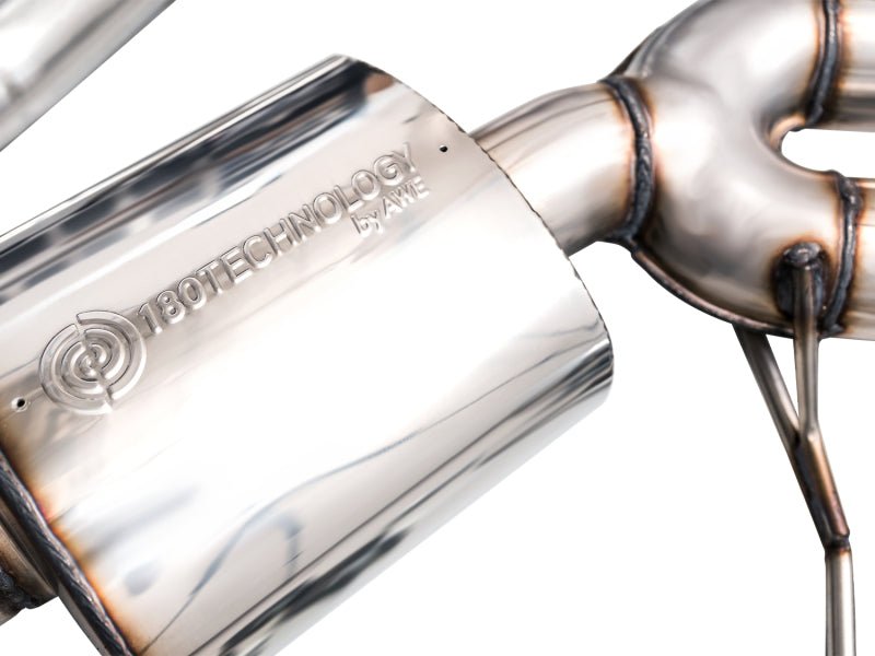 AWE Tuning - AWE Tuning 19 - 21 Porsche Macan 3.0T/2.9TT Touring Edition Catback Exhaust w/ Chrome Silver Tips - Demon Performance