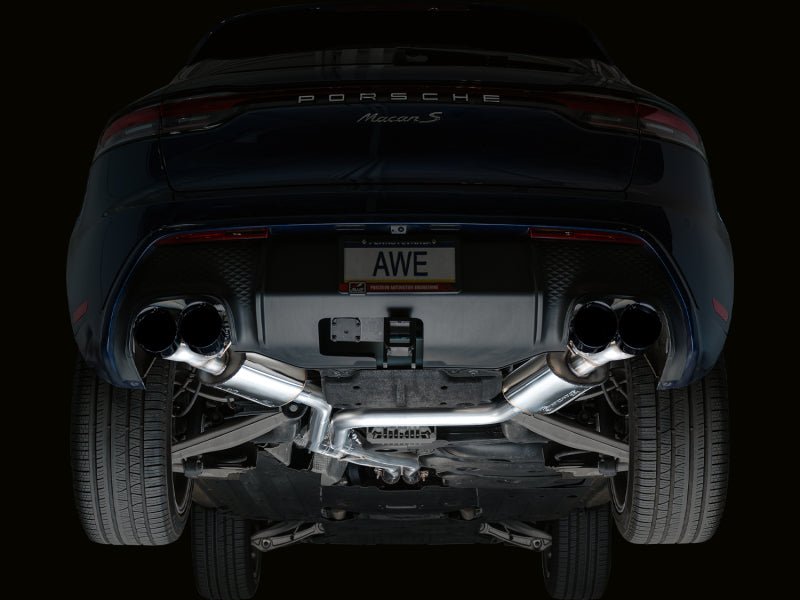 AWE Tuning - AWE Tuning 2022+ Porsche Macan 2.9TT Touring Edition Catback Exhaust w/ Diamond Black Tips - Demon Performance
