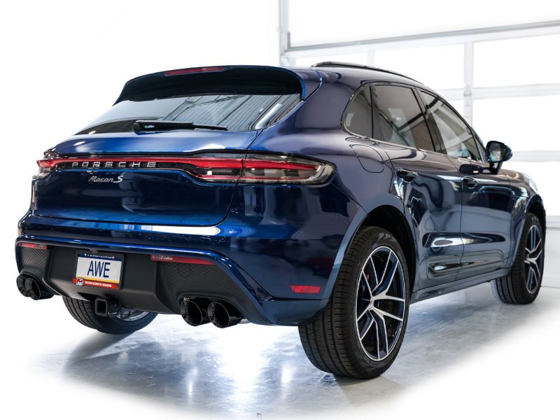 AWE Tuning - AWE Tuning 2022+ Porsche Macan 2.9TT Touring Edition Catback Exhaust w/ Diamond Black Tips - Demon Performance