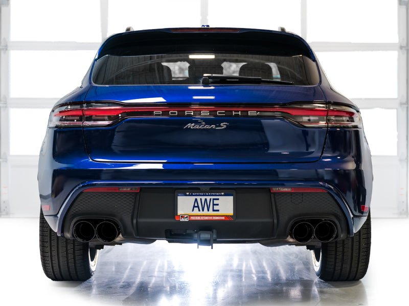 AWE Tuning - AWE Tuning 2022+ Porsche Macan 2.9TT Touring Edition Catback Exhaust w/ Diamond Black Tips - Demon Performance