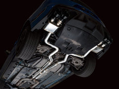 AWE Tuning - AWE Tuning 21 - 23 Ford Mustang Mach 1 SwitchPath Cat Back Exhaust w/ Quad Diamond Black Tips - Demon Performance