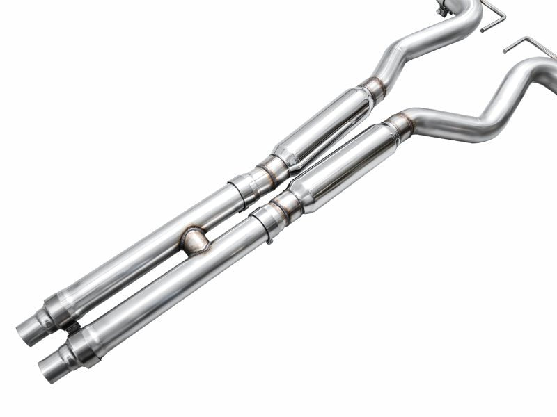 AWE Tuning - AWE Tuning 21 - 23 Ford Mustang Mach 1 SwitchPath Cat Back Exhaust w/ Quad Diamond Black Tips - Demon Performance