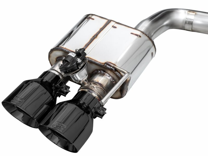 AWE Tuning - AWE Tuning 21 - 23 Ford Mustang Mach 1 SwitchPath Cat Back Exhaust w/ Quad Diamond Black Tips - Demon Performance