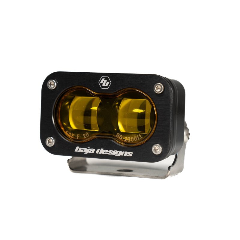 Baja Designs - Baja Designs 19 - 22 Dodge RAM 1500 Rebel / 21 - 22 1500 TRX S2 SAE Dual Fog Pocket Light Kit - Amber - Demon Performance