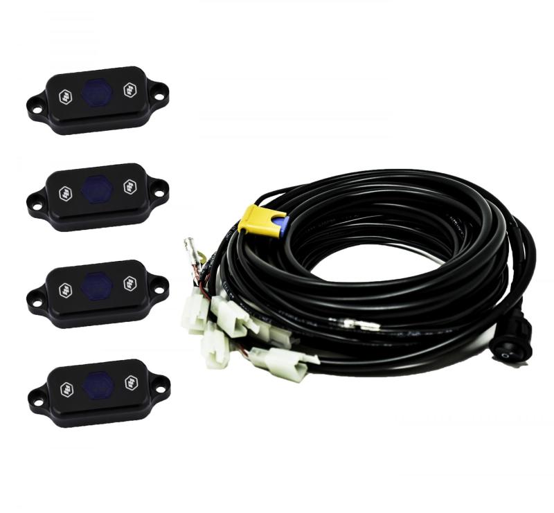 Baja Designs - Baja Designs Universal Blue Rock Light Kit - Demon Performance