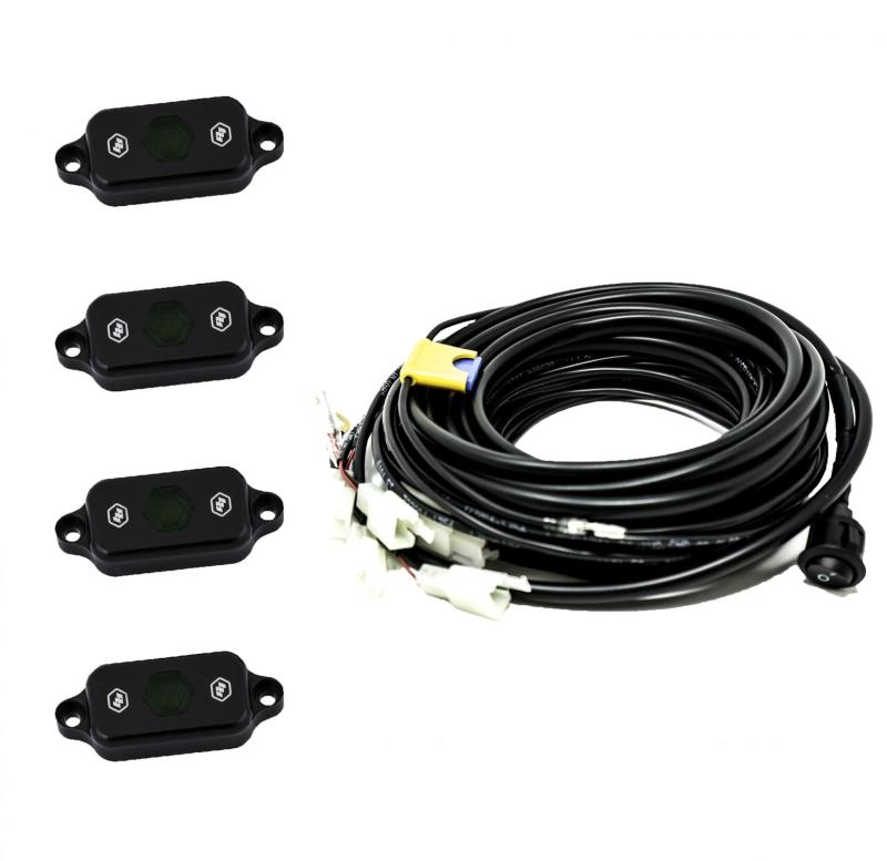 Baja Designs - Baja Designs Universal Green Rock Light Kit - Demon Performance