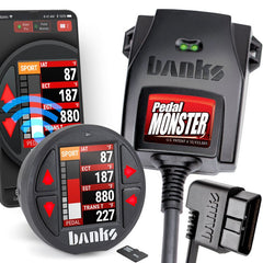Banks Power - Banks Power Pedal Monster Kit TE Connectivity MT2 6 Way With iDash Data Pro - Demon Performance