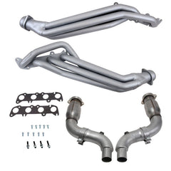 BBK - BBK 15 - 23 Ford Mustang GT 5.0 1 - 7/8in Long Tube Headers w/High Flow Catted Mid Pipe (Ti Ceramic) - Demon Performance