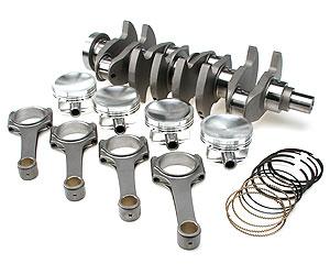 Brian Crower - Brian Crower Nissan SR20DE(T) Stroker Kit 91mm Stroke Billet Crank BC625+ Rods (5.366) Custom Piston - Demon Performance