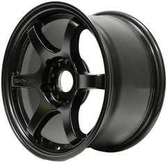 Gram Lights 57DR 15x8.0 +28 4-100 Semi Gloss Black Wheel