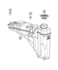 Demon Performance - Challenger/Charger Coolant Recovery Bottle - Demon Performance