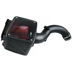 S&B - Cold Air Intake For 01 - 04 Chevrolet Silverado GMC Sierra V8 - 6.6L LB7 Duramax Cotton Cleanable Red S&B - Demon Performance