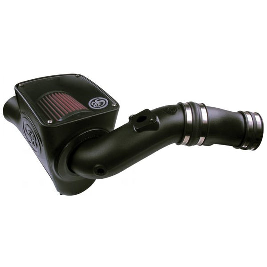 S&B - Cold Air Intake For 03 - 07 Ford F250 F350 F450 F550 V8 - 6.0L Powerstroke Cotton Cleanable Red S&B - Demon Performance