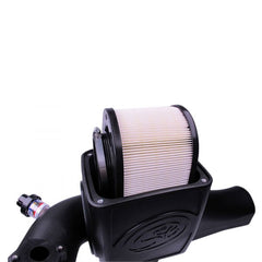 S&B - Cold Air Intake For 03 - 07 Ford F250 F350 F450 F550 V8 - 6.0L Powerstroke Dry Extendable White S&B - Demon Performance