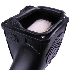 S&B - Cold Air Intake For 03 - 07 Ford F250 F350 F450 F550 V8 - 6.0L Powerstroke Dry Extendable White S&B - Demon Performance