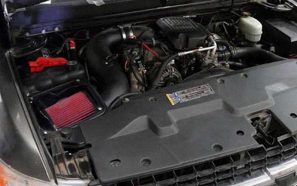 S&B - Cold Air Intake For 07 - 10 Chevrolet Silverado GMC Sierra V8 - 6.6L LMM Duramax Cotton Cleanable Red S&B - Demon Performance
