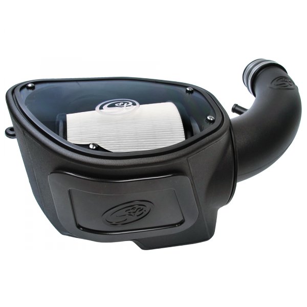 S&B - Cold Air Intake For 07 - 11 Jeep Wrangler JK V6 - 3.8L Dry Dry Extendable White S&B - Demon Performance