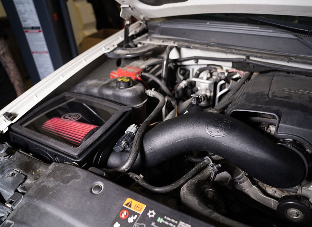 S&B - Cold Air Intake For 09 - 13 Silverado/Sierra 1500 09 - 14 Tahoe, Yukon, Suburban, Escalade, Avalanche Cotton Cleanable Filter S&B - Demon Performance