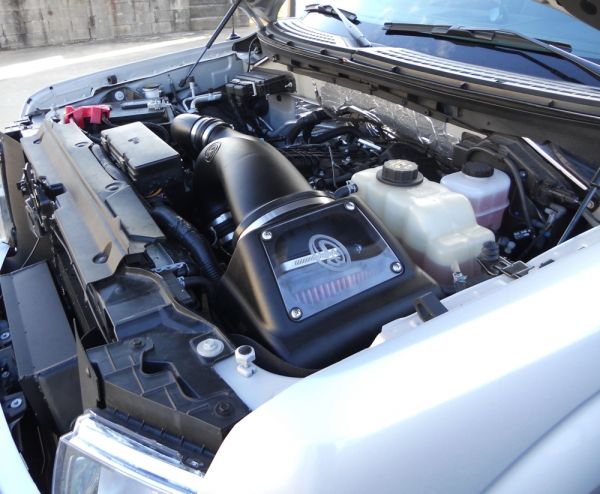 S&B - Cold Air Intake For 11 - 14 Ford F150 V6 - 3.5L Ecoboost Oiled Cotton Cleanable Red S&B - Demon Performance