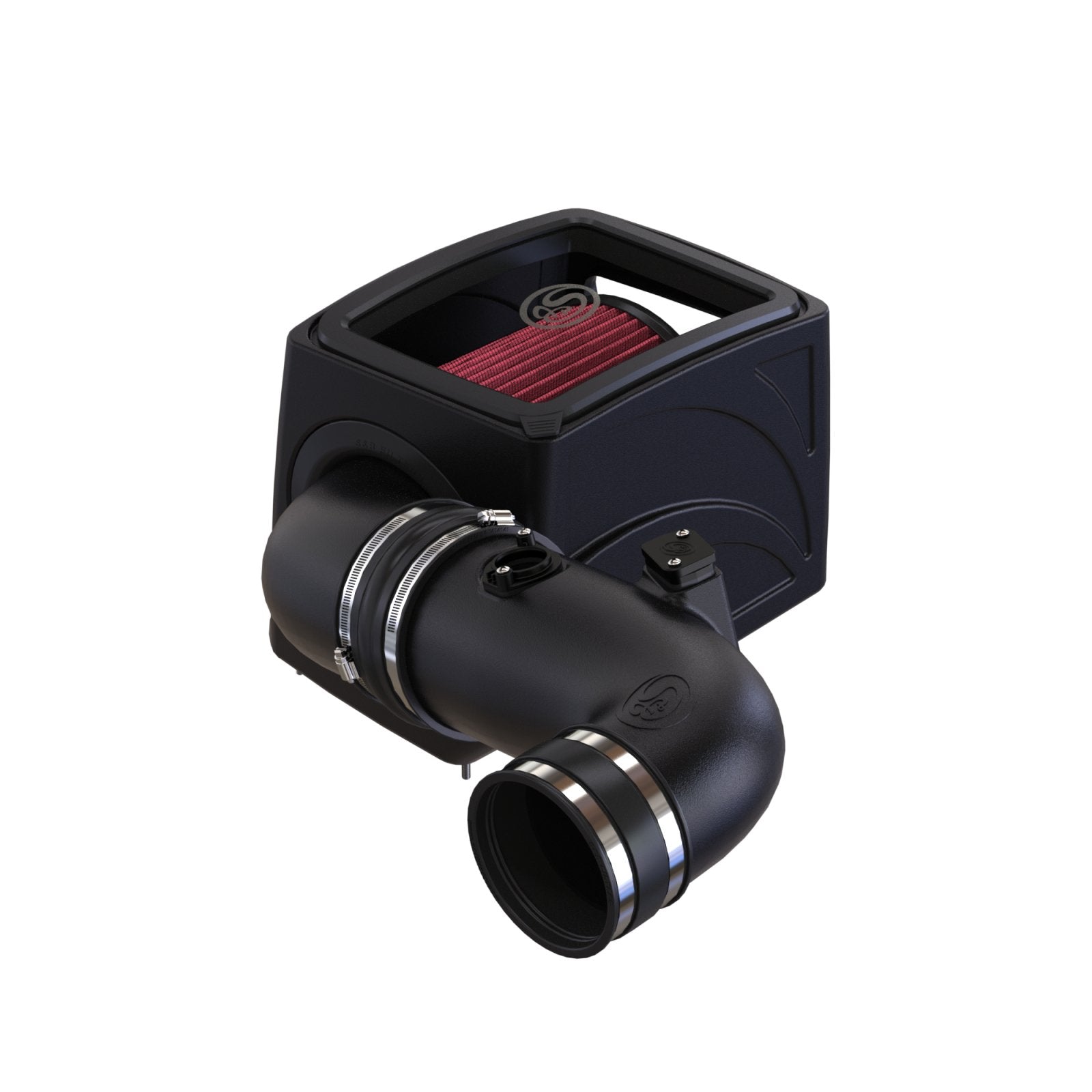 S&B - Cold Air Intake For 11 - 16 Chevrolet Silverado GMC Sierra V8 - 6.6L LML Duramax Cotton Cleanable Red S&B - Demon Performance