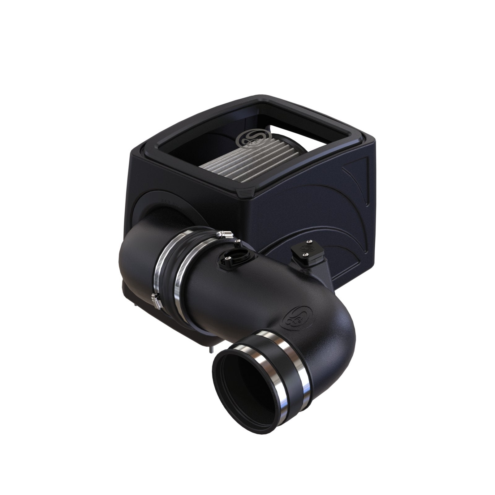 S&B - Cold Air Intake For 11 - 16 Chevrolet Silverado GMC Sierra V8 - 6.6L LML Duramax Dry Extendable White S&B - Demon Performance