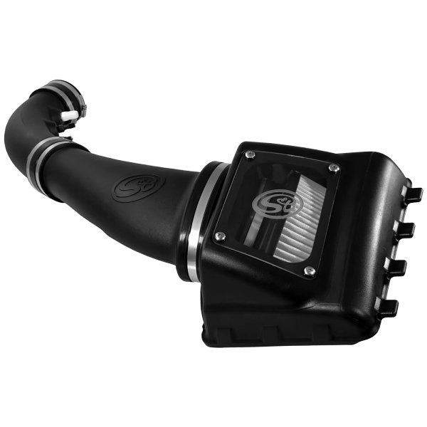 S&B - Cold Air Intake For 11 - 16 Ford F250, F350 V8 - 6.2L Dry Dry Extendable White S&B - Demon Performance