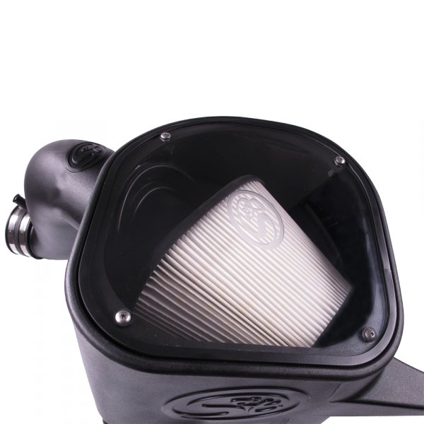 S&B - Cold Air Intake For 13 - 18 Dodge Ram 2500 3500 L6 - 6.7L Cummins Dry Extendable White S&B - Demon Performance