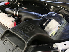 S&B - Cold Air Intake For 15 - 17 Ford F150 Raptor Ecoboost Dry Extendable White S&B - Demon Performance