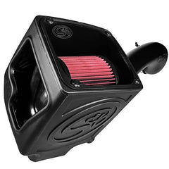 S&B - Cold Air Intake For 16 - 19 Silverado/Sierra 2500, 3500 6.0L Cotton Cleanable Red S&B - Demon Performance