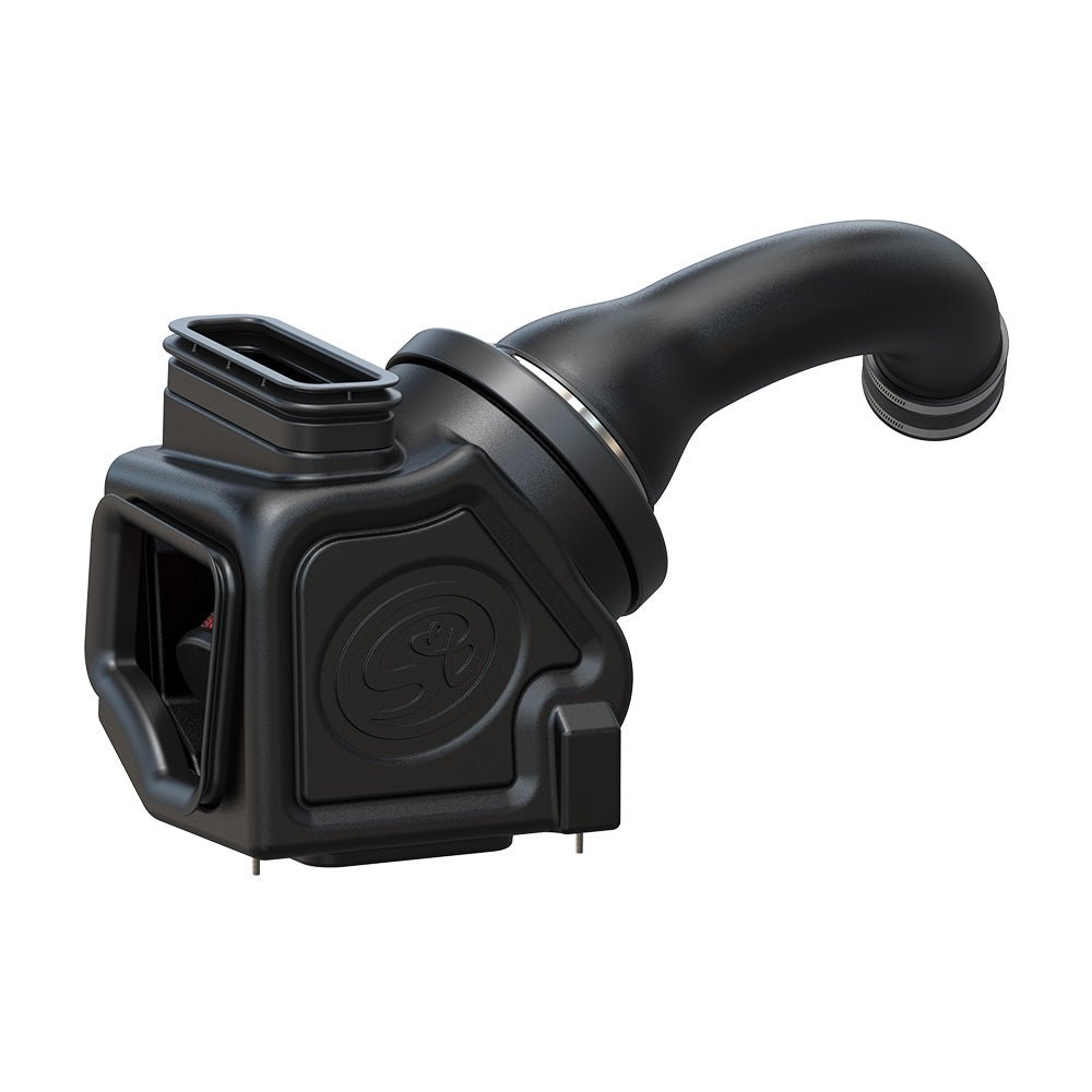 S&B - Cold Air Intake For 17 - 19 Chevrolet Silverado GMC Sierra V8 - 6.6L L5P Duramax Cotton Cleanable Red S&B - Demon Performance