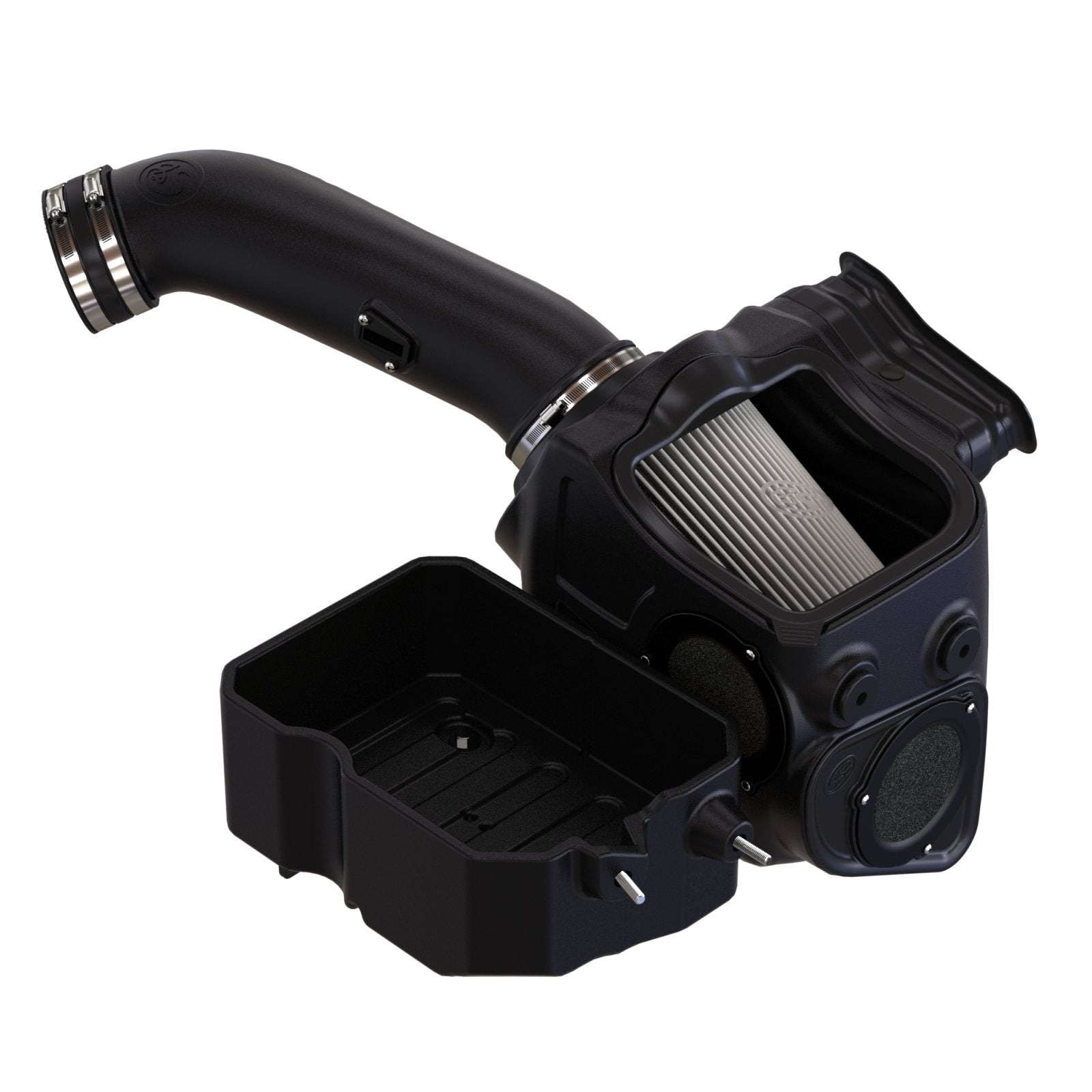 S&B - Cold Air Intake For 17 - 19 Ford F250 F350 V8 - 6.7L Powerstroke Dry Extendable White S&B - Demon Performance