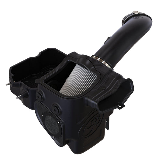 S&B - Cold Air Intake For 17 - 19 Ford F250 F350 V8 - 6.7L Powerstroke Dry Extendable White S&B - Demon Performance