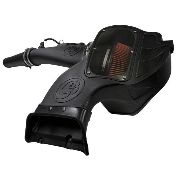 S&B - Cold Air Intake For 18 - 19 Ford F150 3.0L Powerstroke Diesel Cotton Cleanable Red S&B - Demon Performance