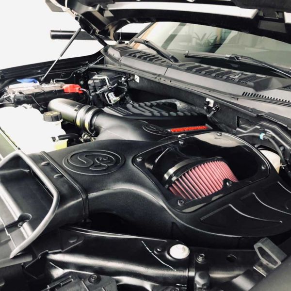 S&B - Cold Air Intake For 18 - 22 Ford F150 Raptor Ecoboost Dry Extendable White S&B - Demon Performance