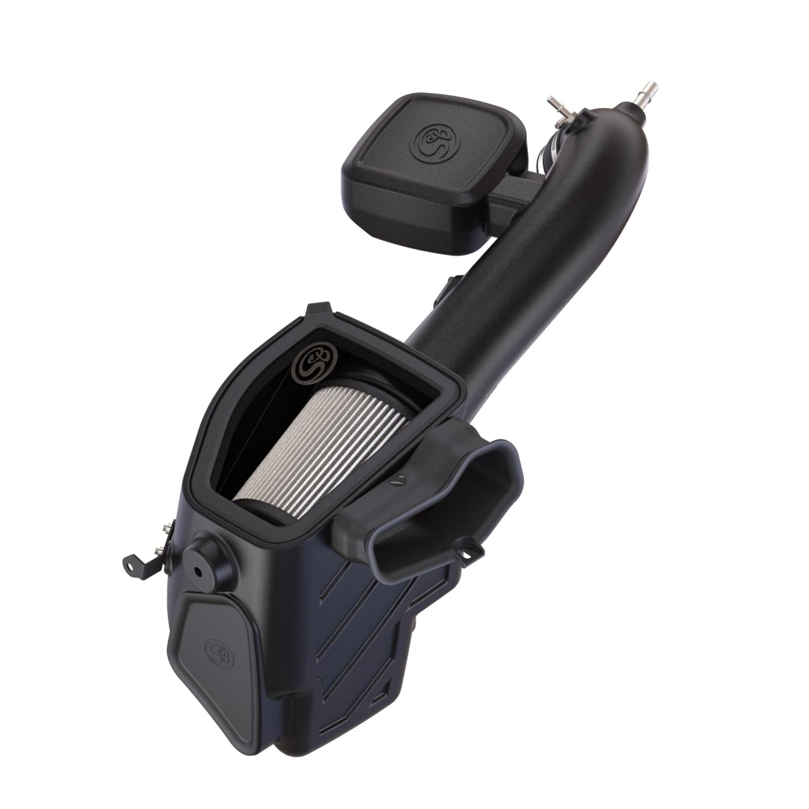 S&B - Cold Air Intake For 20 - 22 Ford F250 F350 7.3L Powerstroke Dry Extendable White S&B - Demon Performance