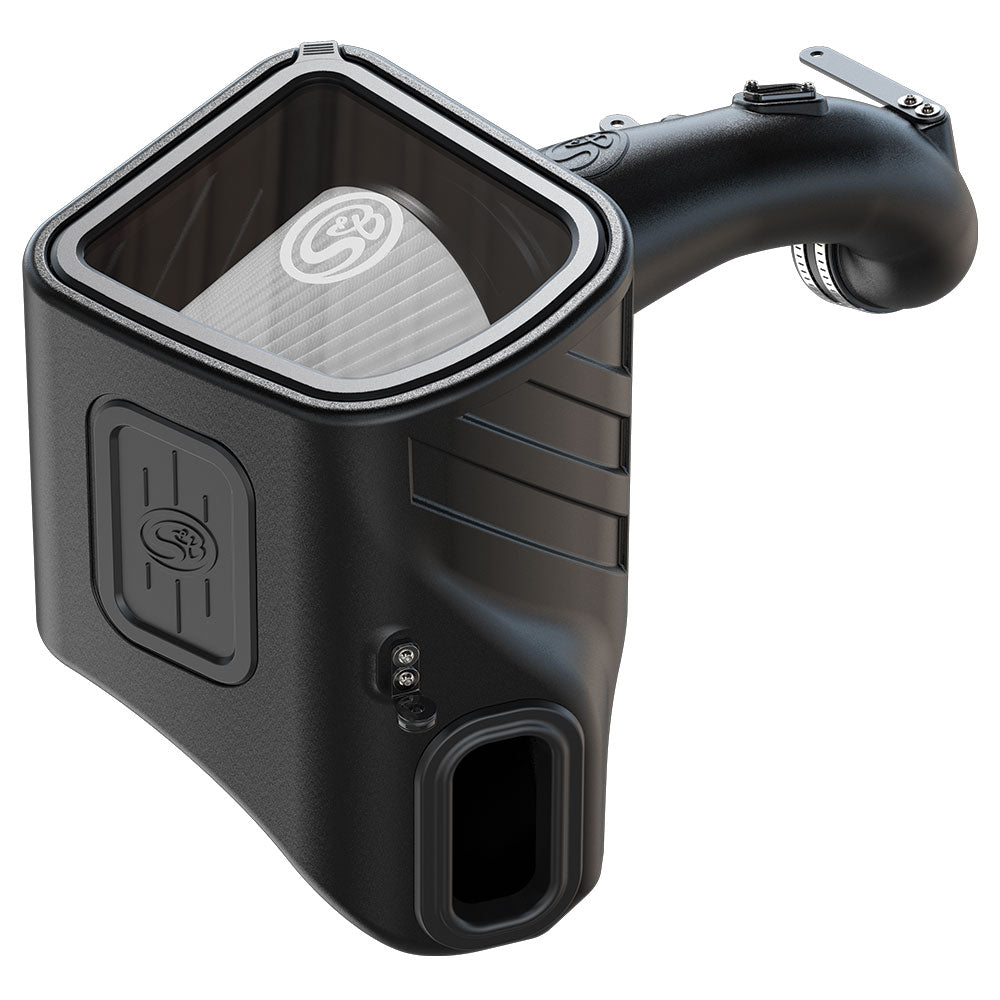 S&B - Cold Air Intake For 20 - 22 Silverado/Sierra 2500 3500 6.6L with Dry Extendable Filter S&B - Demon Performance