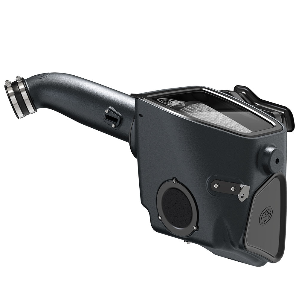 S&B - Cold Air Intake For 20 - 23 Ford F250 F350 V8 - 6.7L Powerstroke Dry Extendable White S&B - Demon Performance