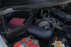 S&B - Cold Air Intake For 94 - 02 Dodge Ram 2500 3500 5.9L Cummins Cotton Cleanable Red S&B - Demon Performance