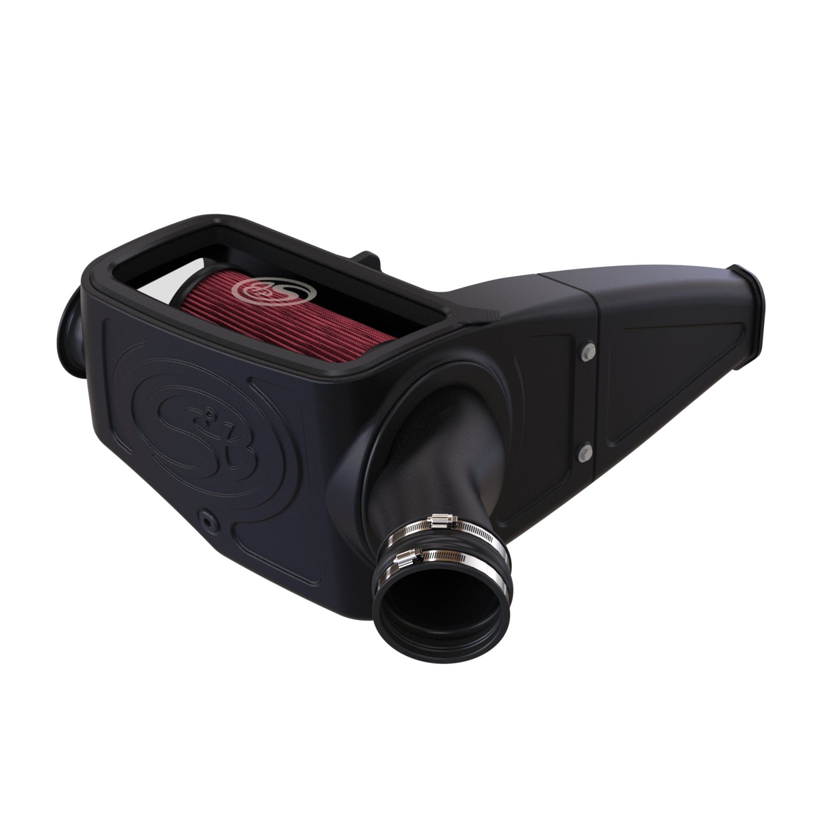 S&B - Cold Air Intake For 98 - 03 Ford F250 F350 F450 F550 V8 - 7.3L Powerstroke Cotton Cleanable Red S&B - Demon Performance